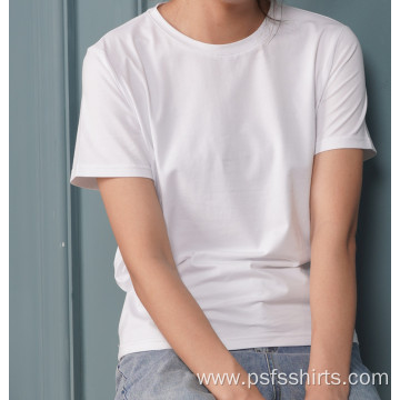 Summer Short Shirts with Round Neck